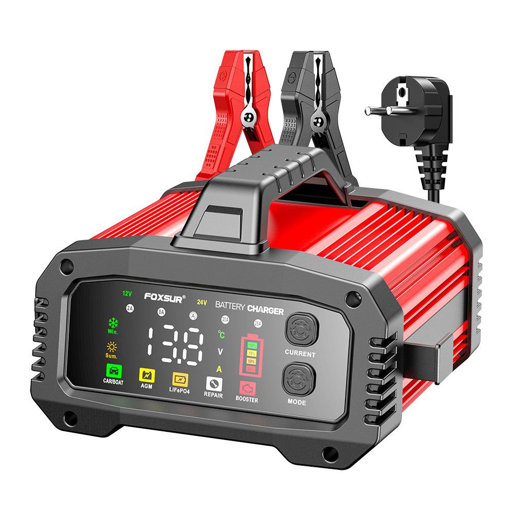 Умное зарядное устройство Foxsur FPT-250 для аккумуляторов 12V/24V с функцией бустера (001208) Умное зарядное устройство Foxsur FPT-250 для аккумуляторов 12V/24V с функцией бустера (001208)