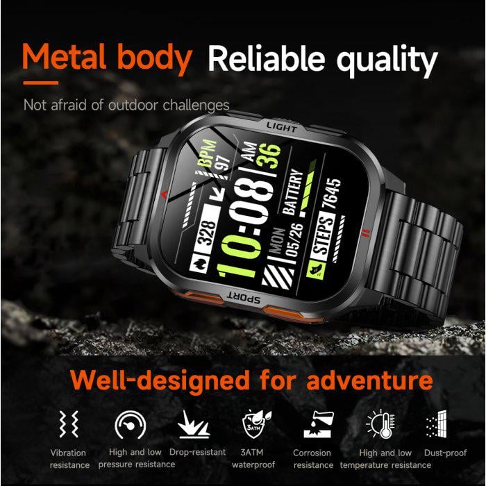 Смарт-годинник UWatch Smart Fanastic Nylon Black з ремінцями 2 шт. (2079) - фото 4 Смарт-годинник UWatch Smart Fanastic Nylon Black з ремінцями 2 шт. (2079) - фото 4