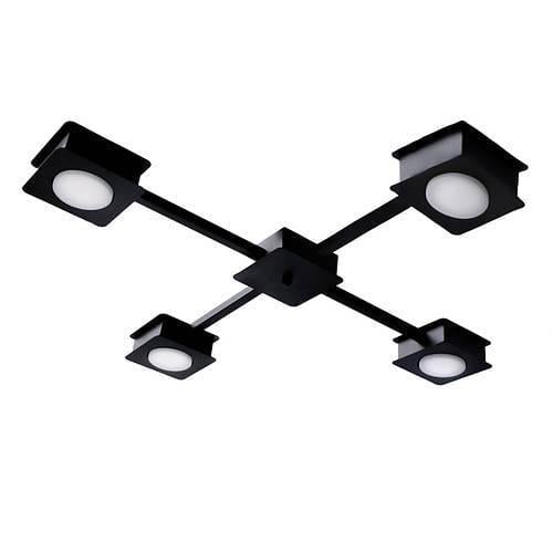 Стельовий світильник MSK ELECTRIC Space на чотири плафони під лампи GX53 Чорний (NL 12040-4 BK) Стельовий світильник MSK ELECTRIC Space на чотири плафони під лампи GX53 Чорний (NL 12040-4 BK)
