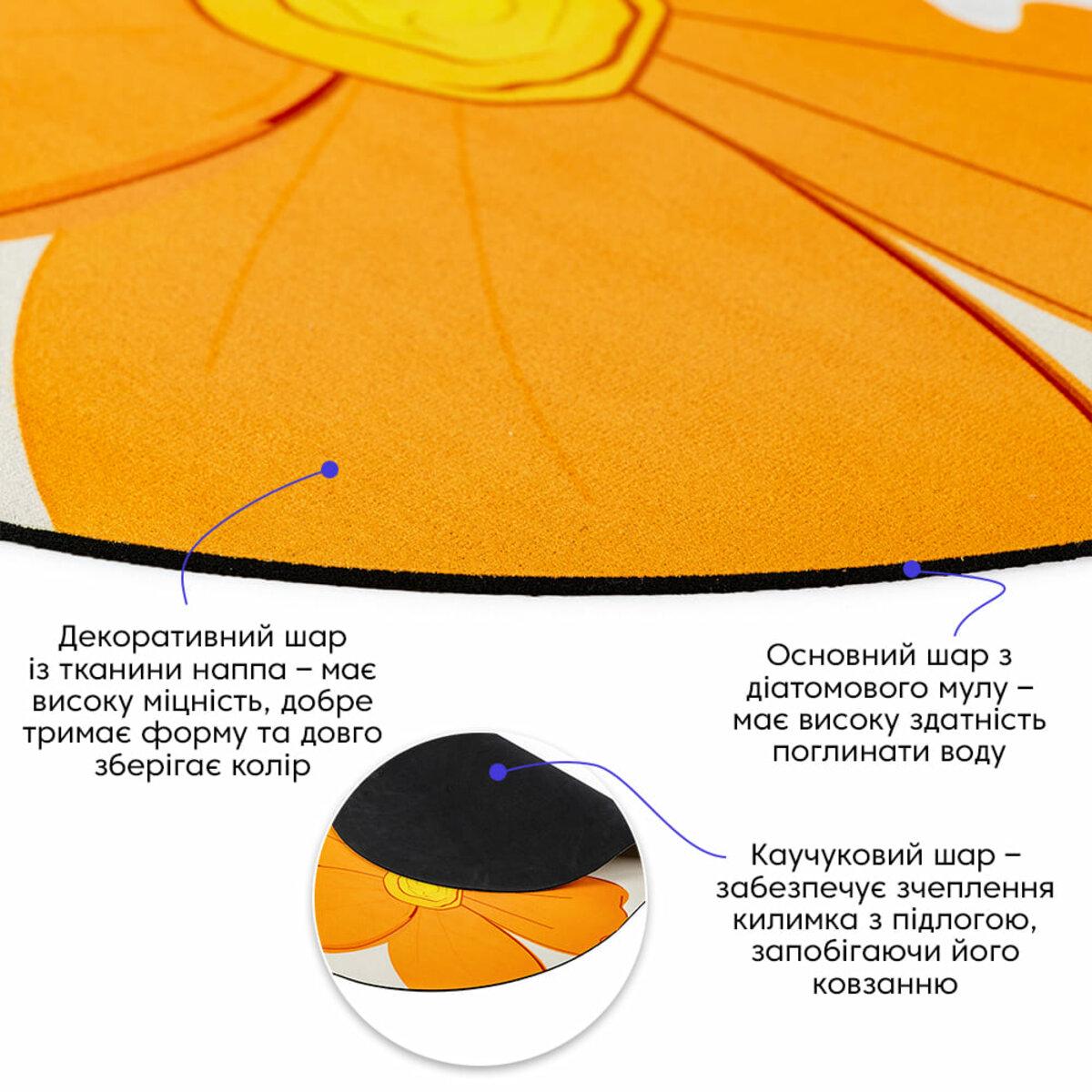 Коврик влагопоглощающий 50x80 смx3 мм D/SW-00002546 (991944431) - фото 2