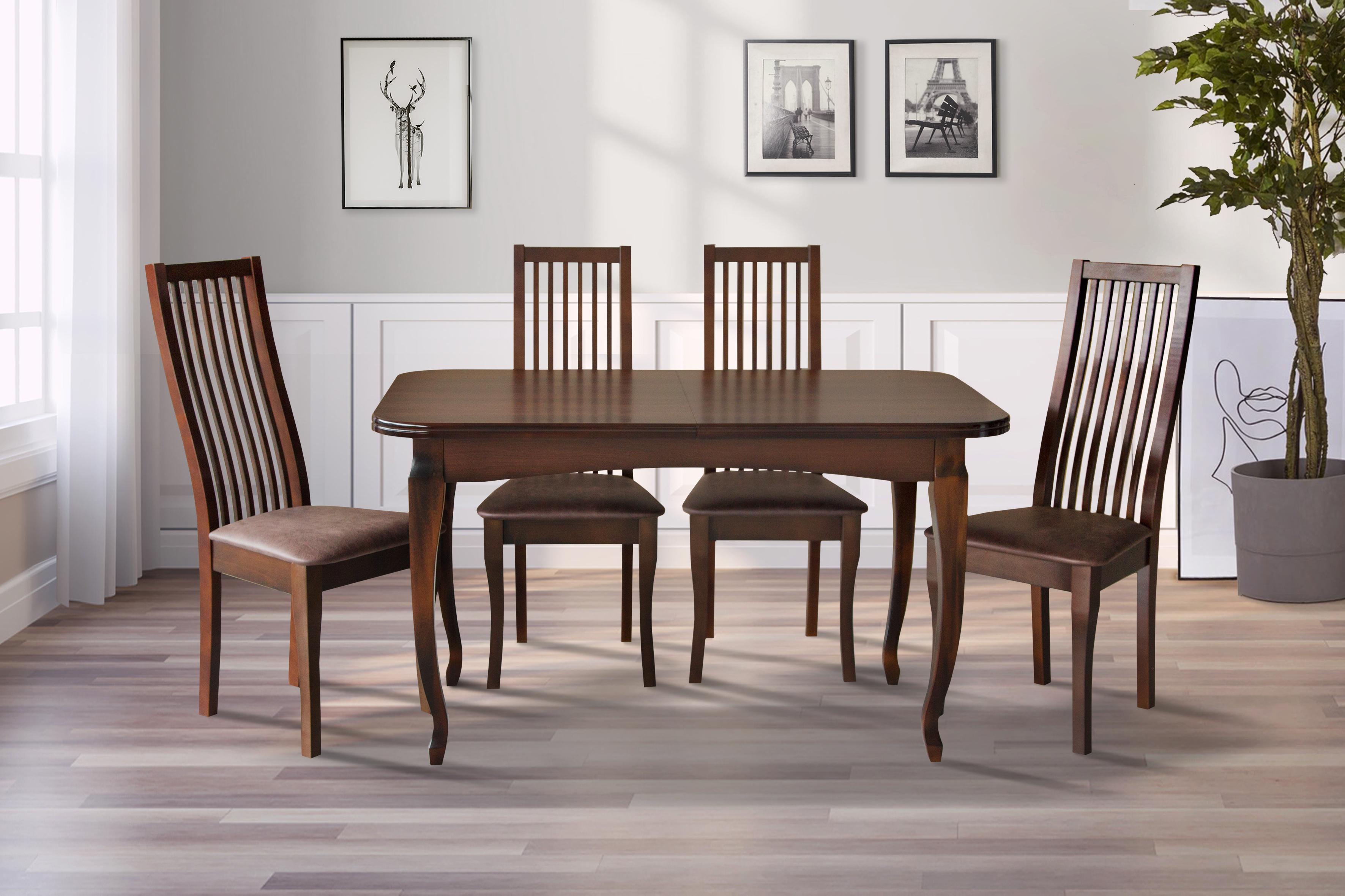 Обеденный стол Ультра Соренто 1300/1700х780х760 мм Темный орех (GAА0047890) - фото 3