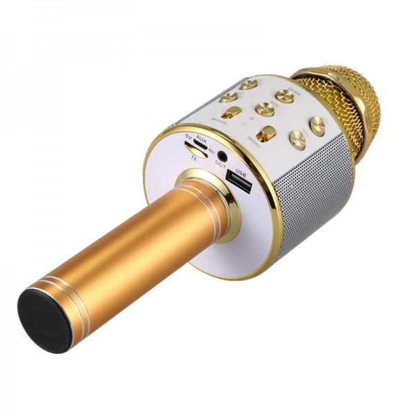 Микрофон беспроводной WS858 Karaoke Bluetooth 5W (790064334) - фото 2