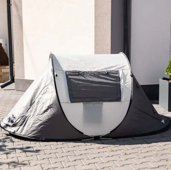 Намет Pop-Up двомісний з автоматичним каркасом 245х145х100 см Сірий - фото 4 Намет Pop-Up двомісний з автоматичним каркасом 245х145х100 см Сірий - фото 4