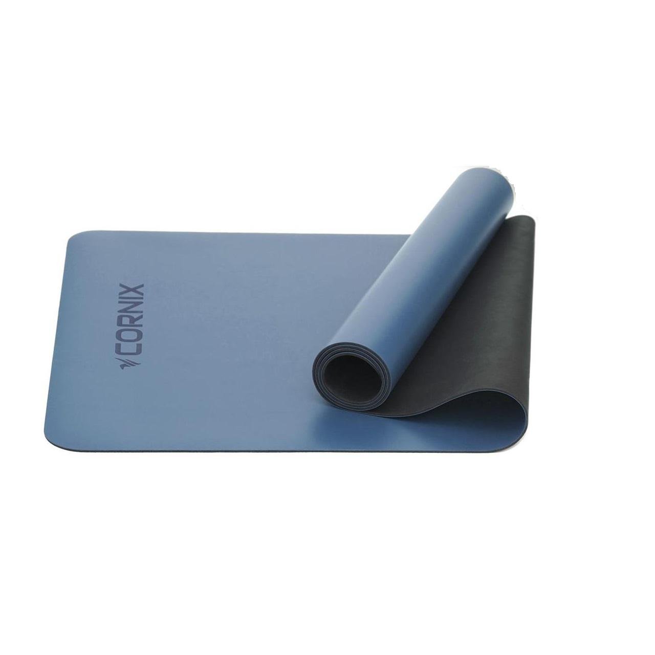 Коврик спортивный Cornix XR-0319 PU для йоги и фитнеса 183x68x0,4 см Blue (2735132332)