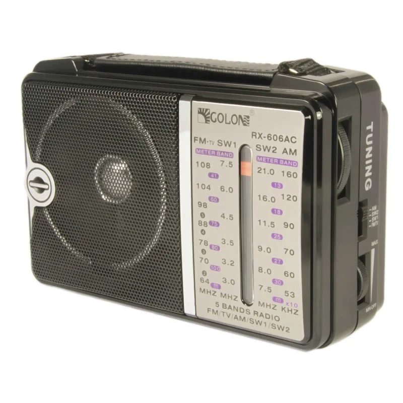 Радиоприемник Golon сеть/аккумулятор/батарейка 220V (MX-4737)