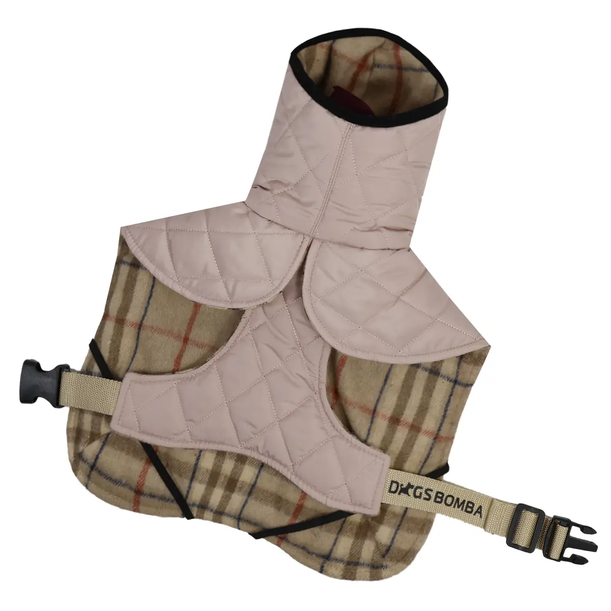 Жилет Dogs Bomba стежка двосторонній Пудровий (G-121/9) - фото 5 Жилет Dogs Bomba стежка двосторонній Пудровий (G-121/9) - фото 5