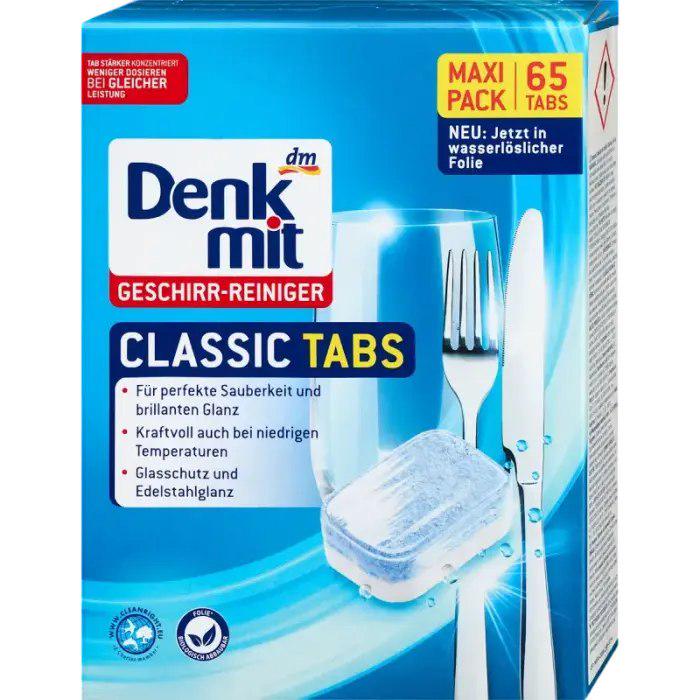 Таблетки для посудомийної машини Denkmit 65 шт. (13335871)