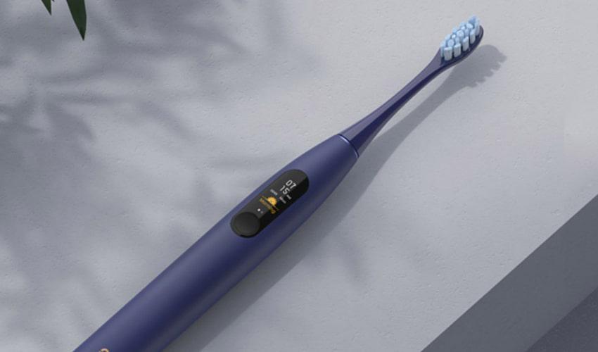 Електрична зубна щітка Oclean X Pro Electric Toothbrush Blue (48342) - фото 4 Електрична зубна щітка Oclean X Pro Electric Toothbrush Blue (48342) - фото 4