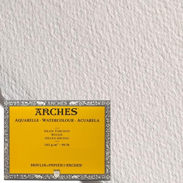 Бумага для акварели Arches Rough хлопок 300 г/кв. м 56x76 см Природный белый (1795026)