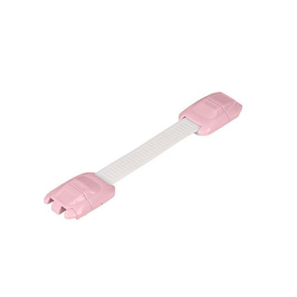 Замок-блокиратор на мебель Weikang R94782 от детей 21х4 см Белый с розовым (29596520) - фото 1 Замок-блокиратор на мебель Weikang R94782 от детей 21х4 см Белый с розовым (29596520) - фото 1