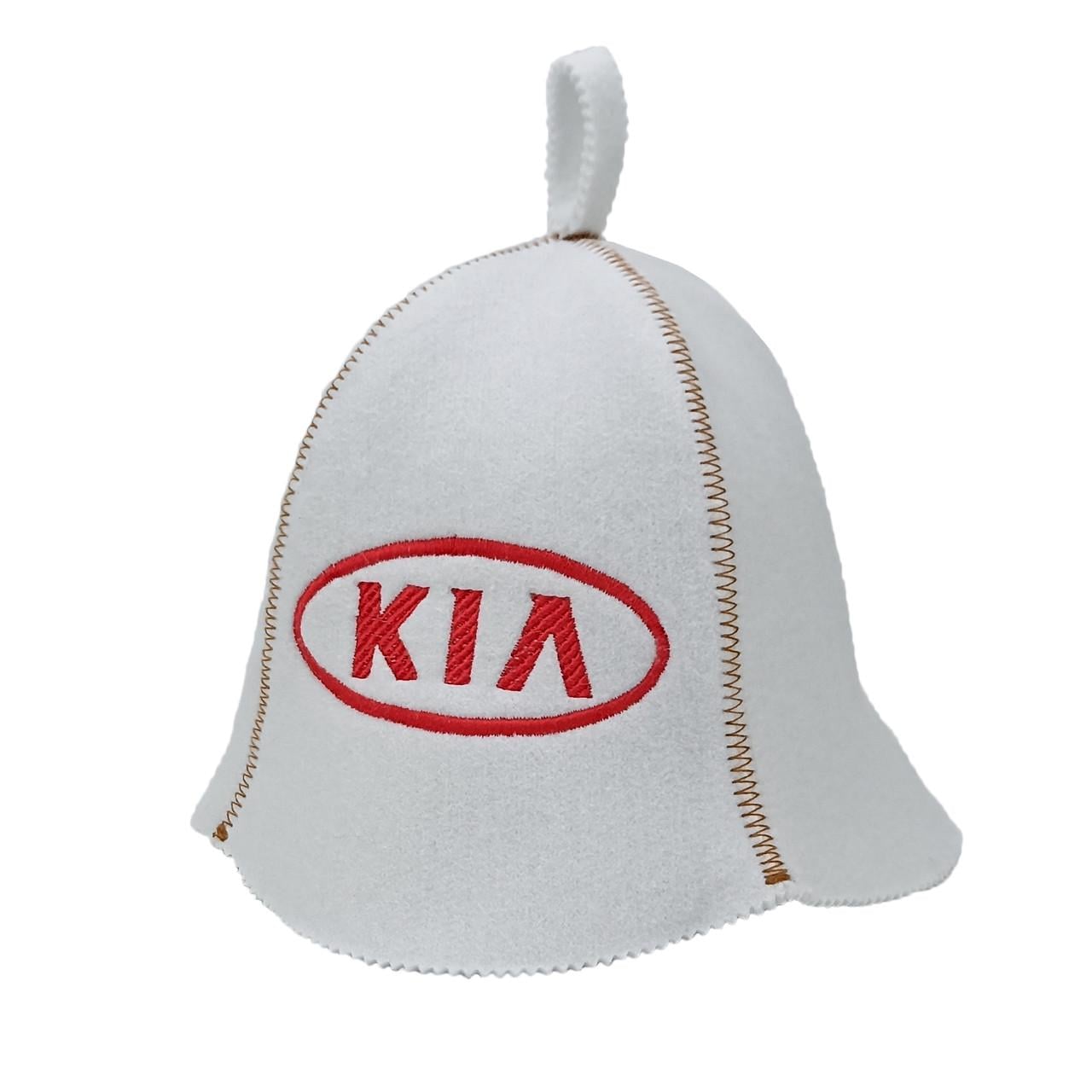 Банная шапка Luxyart Kia искусственный фетр Белый (LA-319)