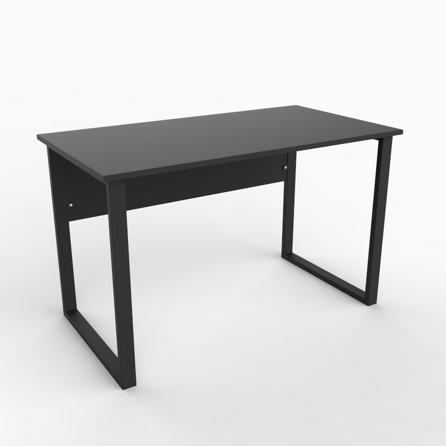 Стол письменный Loft Lab Strait 1400х650х740х18 мм Черный матовый (10167)