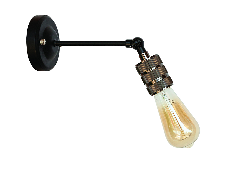 Бра Levistella Lofty рухоме з патроном AMP21 Чорний хром (1963530379)