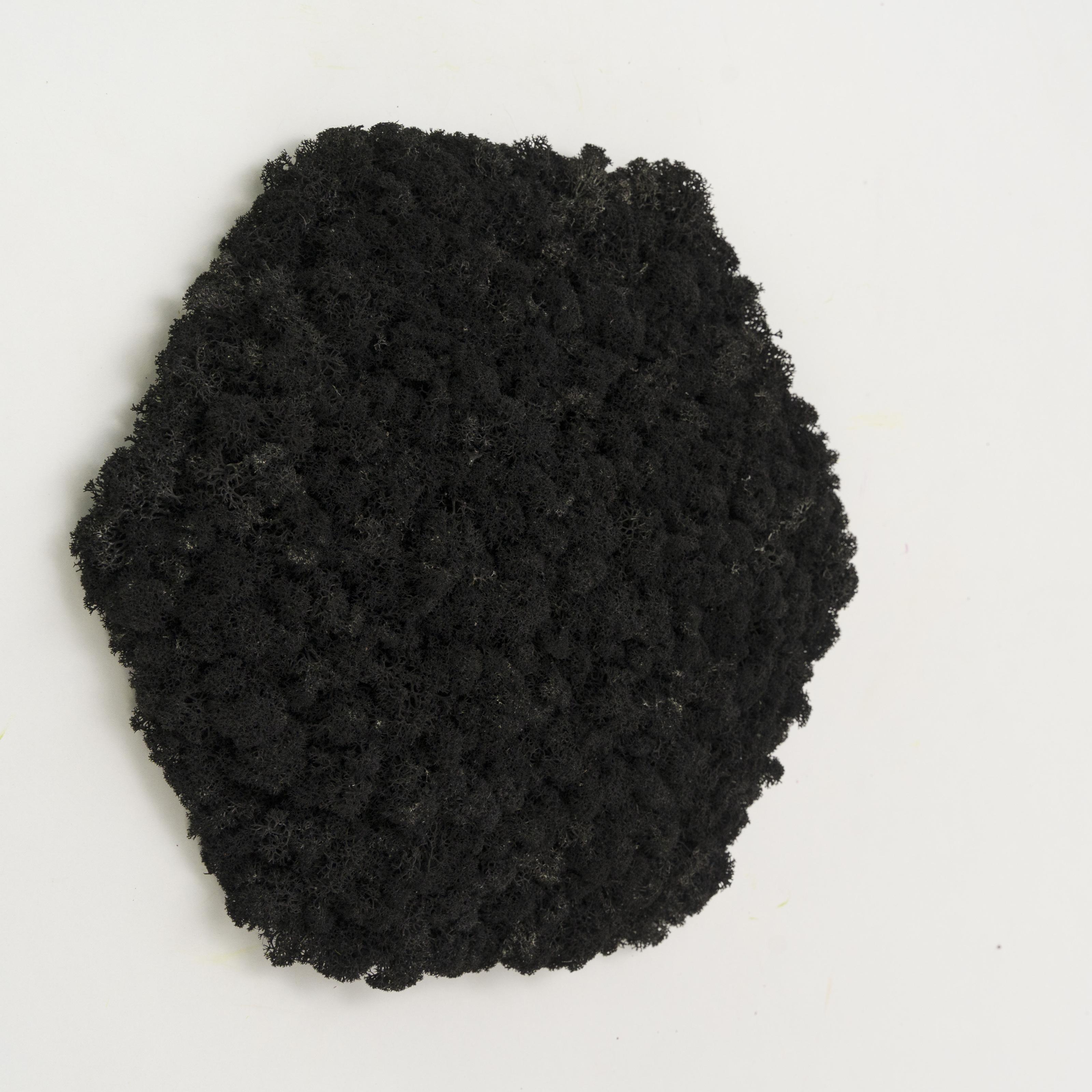 Декоративне панно з моху Organic Design шестикутникова панель 33 см Black (702-08)