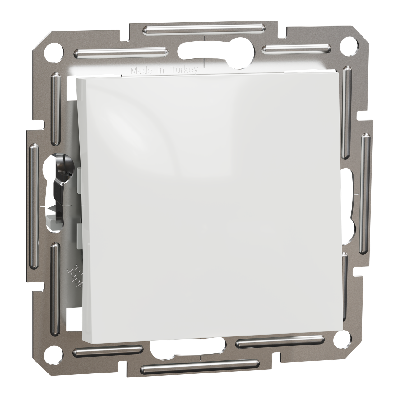 Выключатель кнопочный Schneider Electric ASFORA ABS 71x71x43 мм Белый (EPH0770121)