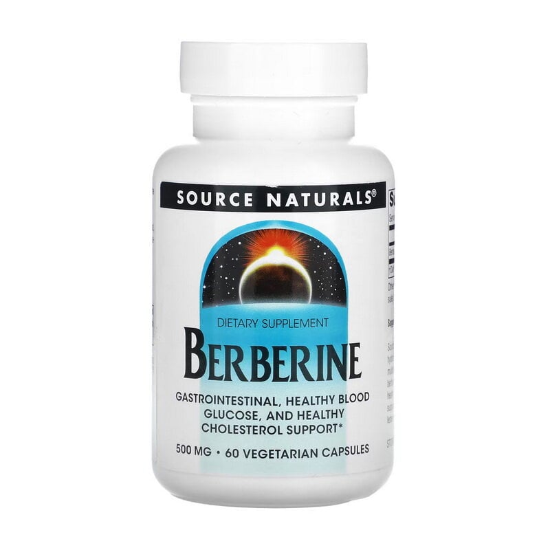 Берберин з індійського барбарису Source Naturals Berberine 500 mg 60 капс.