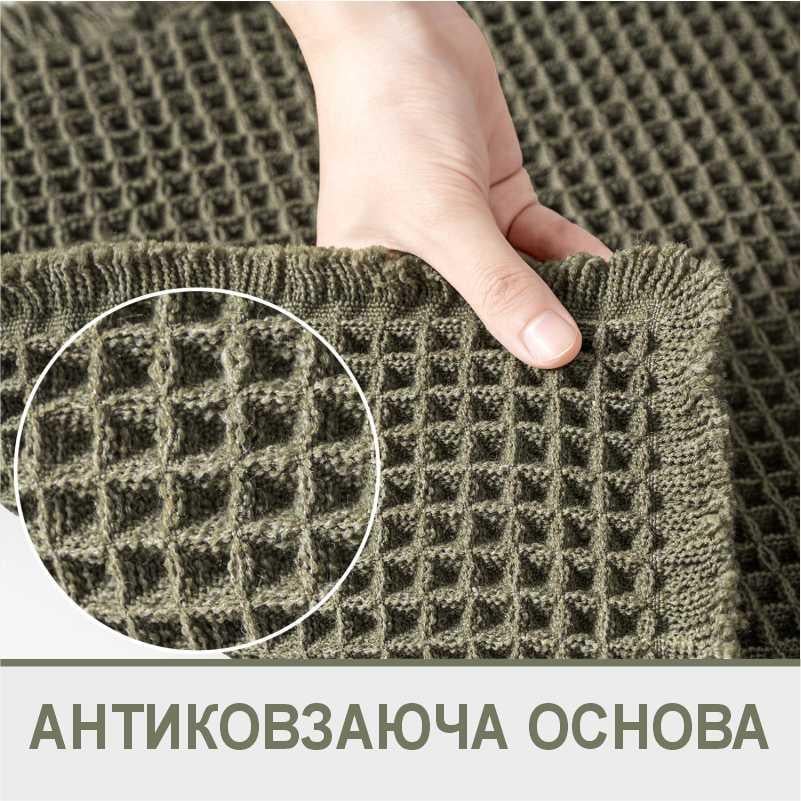 Килимок для ванної/туалету вафельний Lovely Svi 50x80 см Зелений (227254) - фото 3 Килимок для ванної/туалету вафельний Lovely Svi 50x80 см Зелений (227254) - фото 3