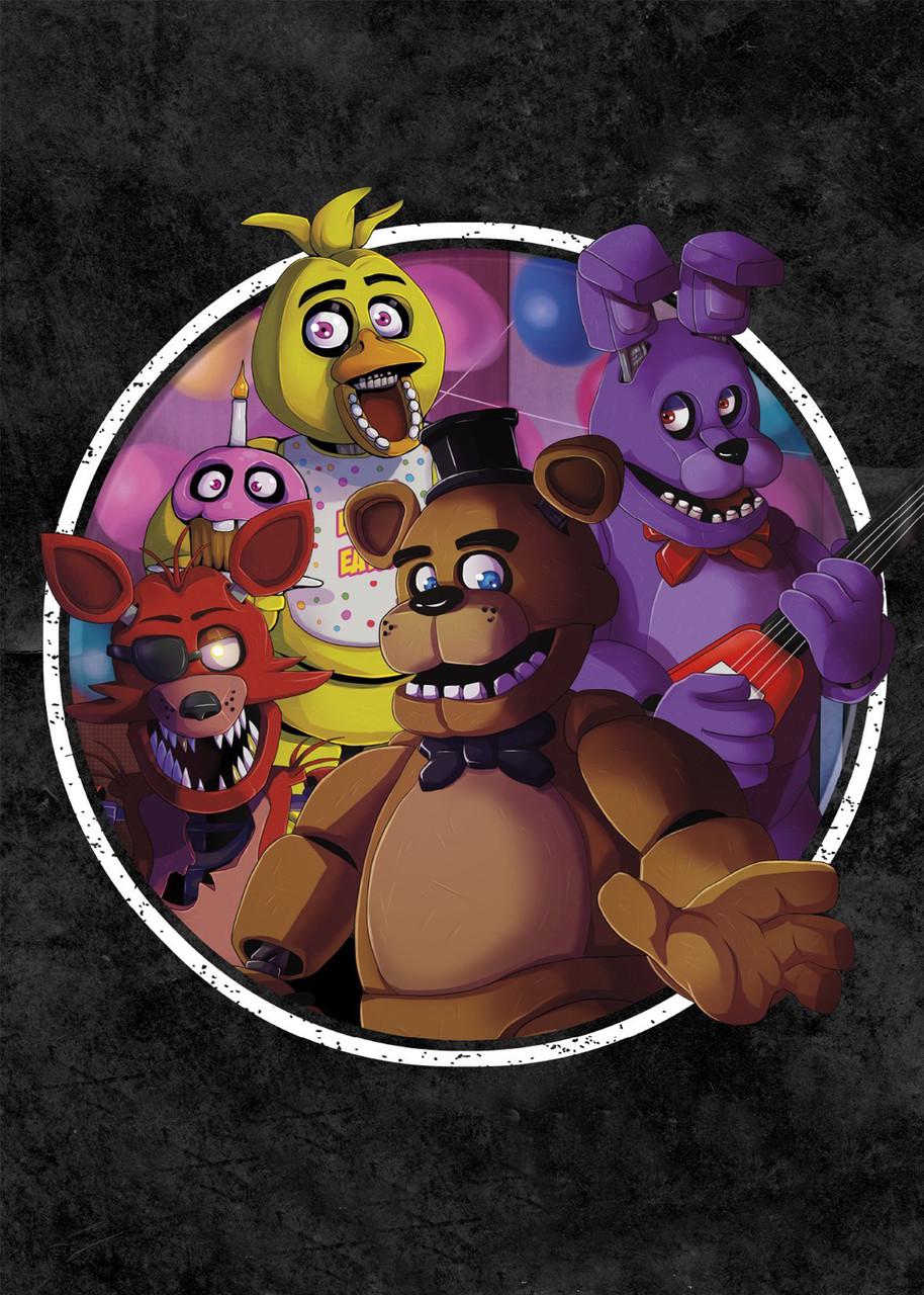 Картина постер Gee! Five Nights at Freddys Пять Ночей с Фредди 40х60 FN см 09.017