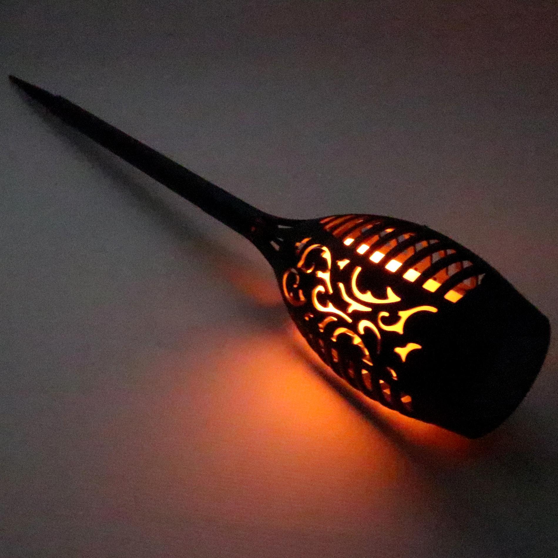 Светильник садовой на солнечной батарее с эффектом пламени 52 см (4123408) - фото 7 Светильник садовой на солнечной батарее с эффектом пламени 52 см (4123408) - фото 7