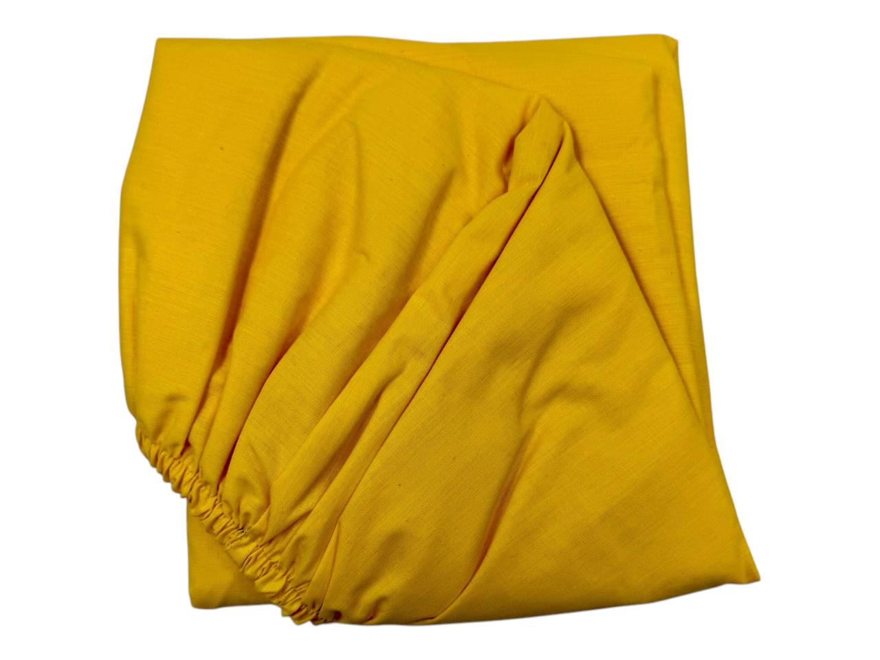 Простынь на резинке Solid 70х140 см Yellow (G-5491/WP/x70)