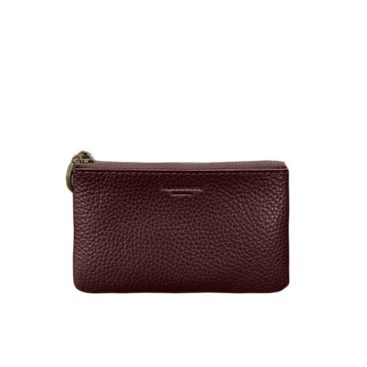 Монетница кожаная 3.0 флотар Бордовый (A-027985)