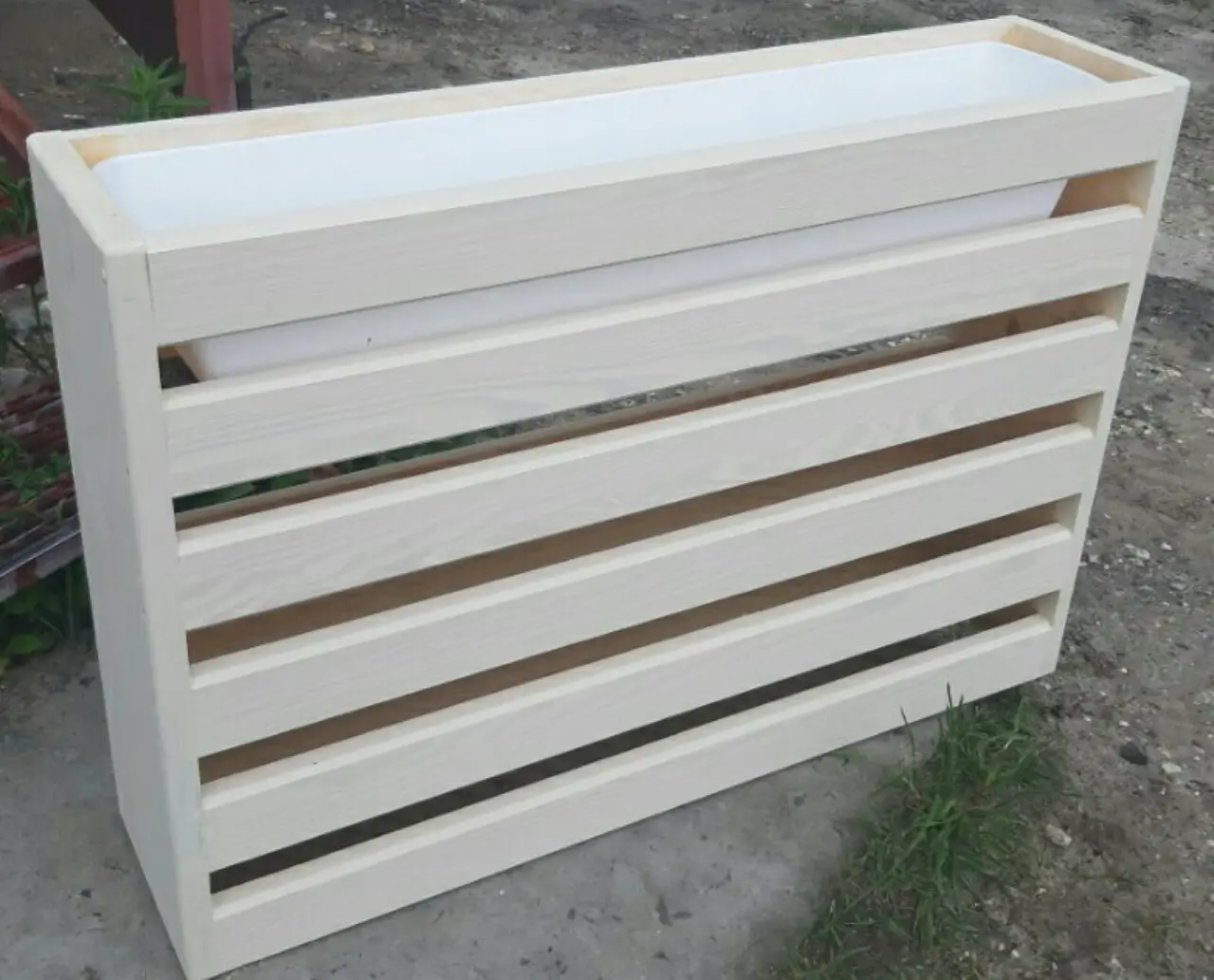 Вазоны для летних террас Престиж Белый (В-001) - фото 4 Вазоны для летних террас Престиж Белый (В-001) - фото 4