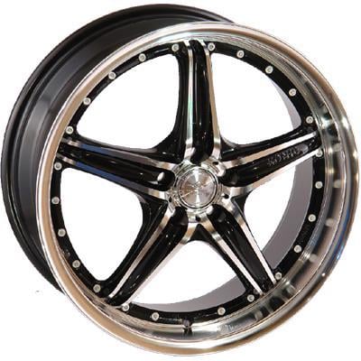 Диски на авто League 208 R17 W7 PCD4x108 ET40 DIA73.1 FMBK