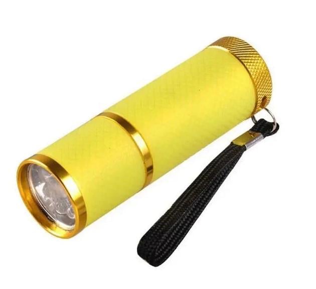 Лампа УФ для маникюра и педикюра на батарейках Желтый (1766566512)