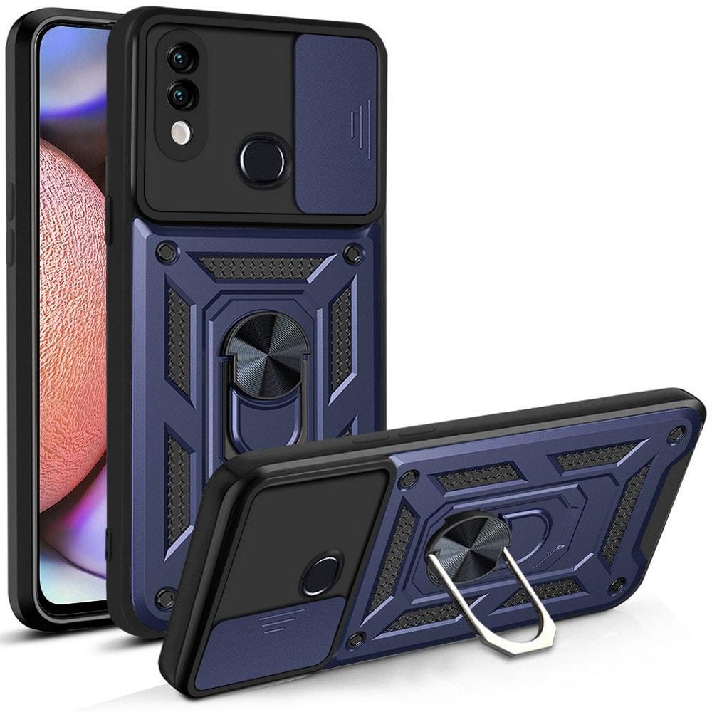 Чехол с защитой камеры 3DGuard Samsung Galaxy A10s A107 Blue (37695-28)