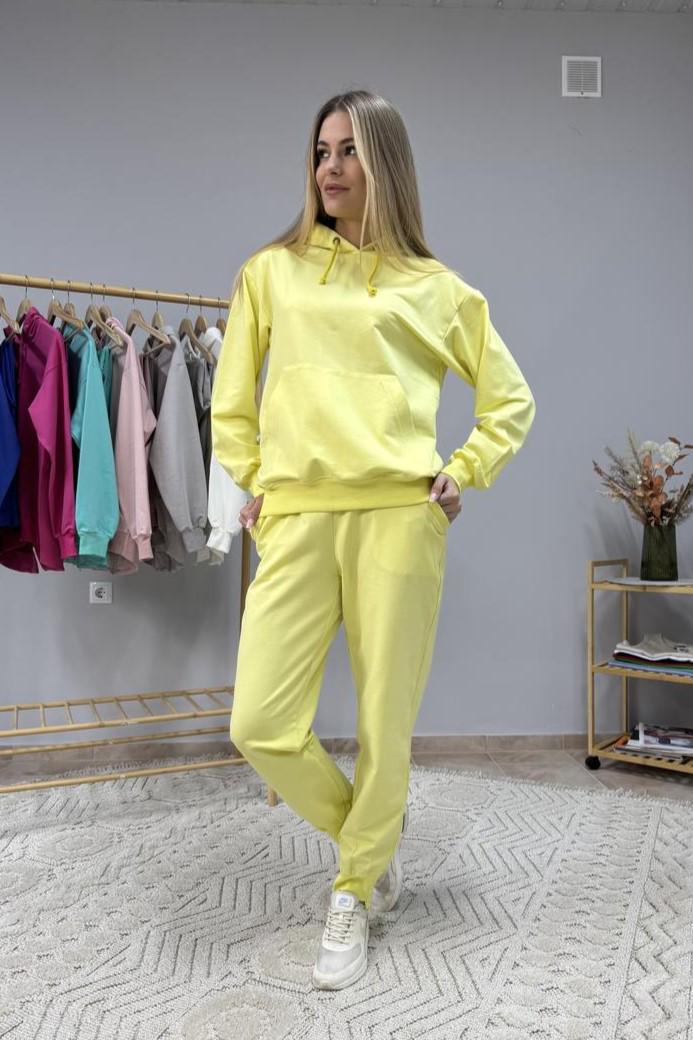 Костюм женский М82.1 2-х на замке XL Лимон (919-1-63)