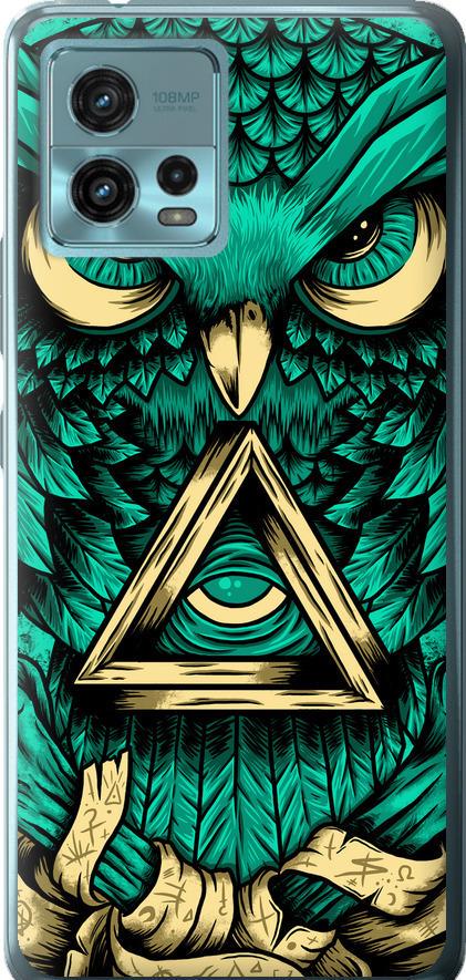 Чехол на Motorola G72 Сова Арт-тату (3971u-2859-42517)