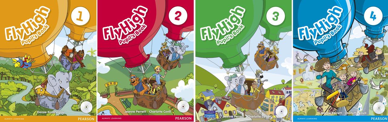 Курс английского языка четырехуровневый для детей 6-9 лет Fly High Student's Book/Workbook Level 1-4 - фото 1 Курс английского языка четырехуровневый для детей 6-9 лет Fly High Student's Book/Workbook Level 1-4 - фото 1