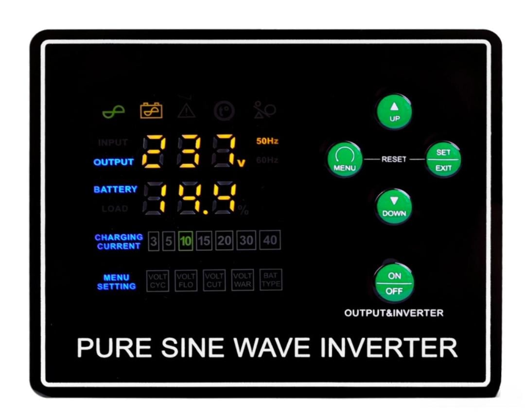 Інвертор Volt Polska SINUS PRO 900 E PLUS 12/230 V 600/900 W - фото 4