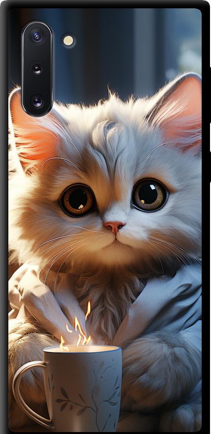 Чехол на Samsung Galaxy Note 10 White cat (5646b-1718-42517) Чехол на Samsung Galaxy Note 10 White cat (5646b-1718-42517)