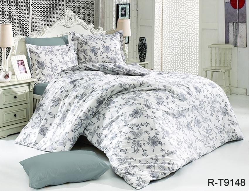 Комплект постельного белья TAGtekstil R-T9148 с компаньоном ранфорс Евро Maxi 70х70 см (20434-1)