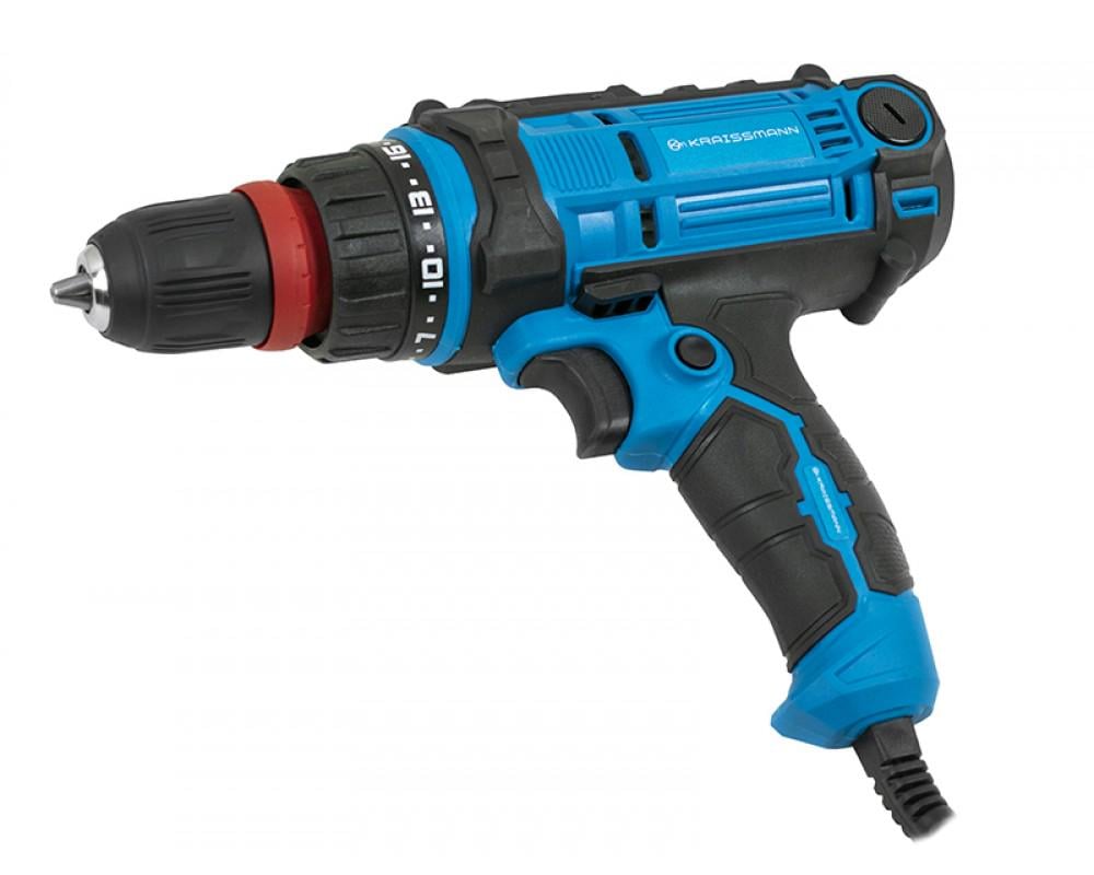 Дриль-шурупокрут електричний KRAISSMANN 450 S-EBS 10 - фото 2 Дриль-шурупокрут електричний KRAISSMANN 450 S-EBS 10 - фото 2