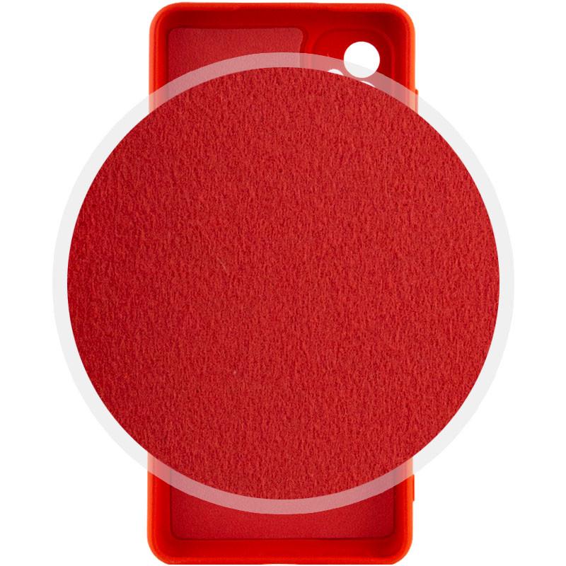 Противоударный Чехол Silicone Cover Lakshmi Full Camera (A) для Samsung Galaxy A04s Красный / Red - фото 3