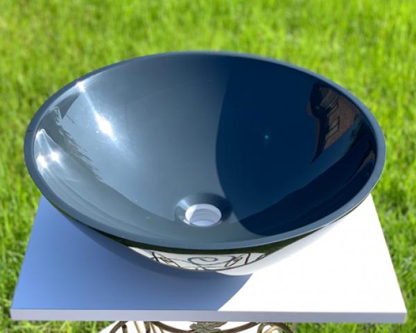 Умывальник Snail Камелия 425х425 мм Антрацит (147А600) - фото 4 Умывальник Snail Камелия 425х425 мм Антрацит (147А600) - фото 4