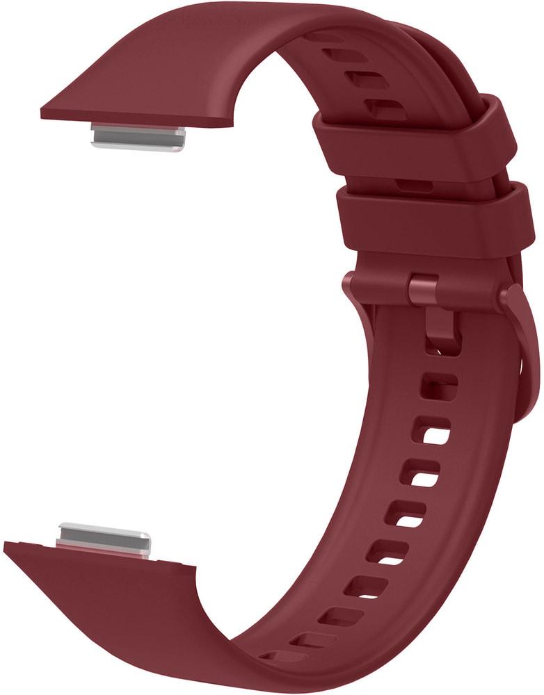 Ремешок Jsota для Huawei Watch Fit 2 силиконовый Wine (28081-42) - фото 3 Ремешок Jsota для Huawei Watch Fit 2 силиконовый Wine (28081-42) - фото 3