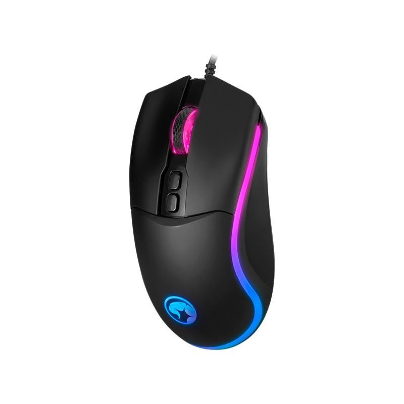 Компьютерная мышка игровая Marvo Wired Programmable Gaming Mouse M358 с RGB-подсветкой Черный (22562491) - фото 5