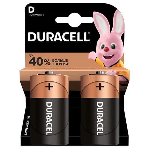 Батарейка лужна DURACELL D LR20 1 шт. (52512) Батарейка лужна DURACELL D LR20 1 шт. (52512)
