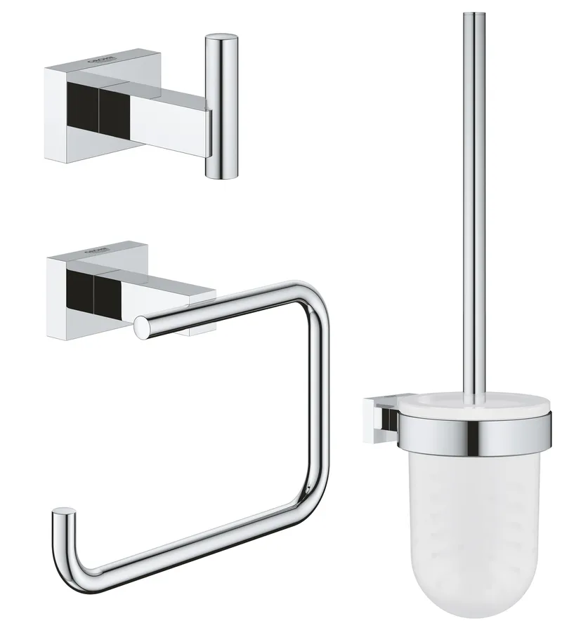 Набор аксессуаров Grohe Essentials Cube New 3 в 1 (40757001)