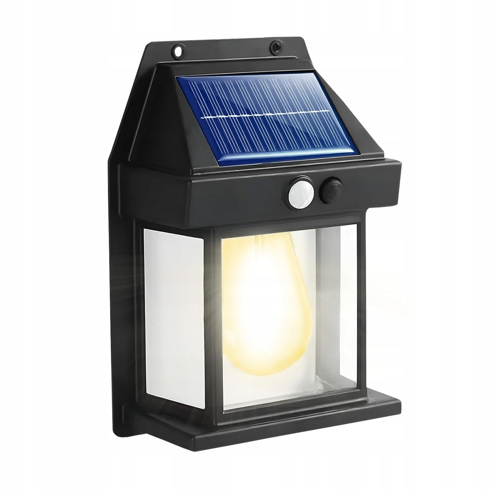 Светильник LED солнечный настенный Jooki Lumiled Dona 3000 K с датчиком движения и сумерек IP44 теплый белый свет (10531)