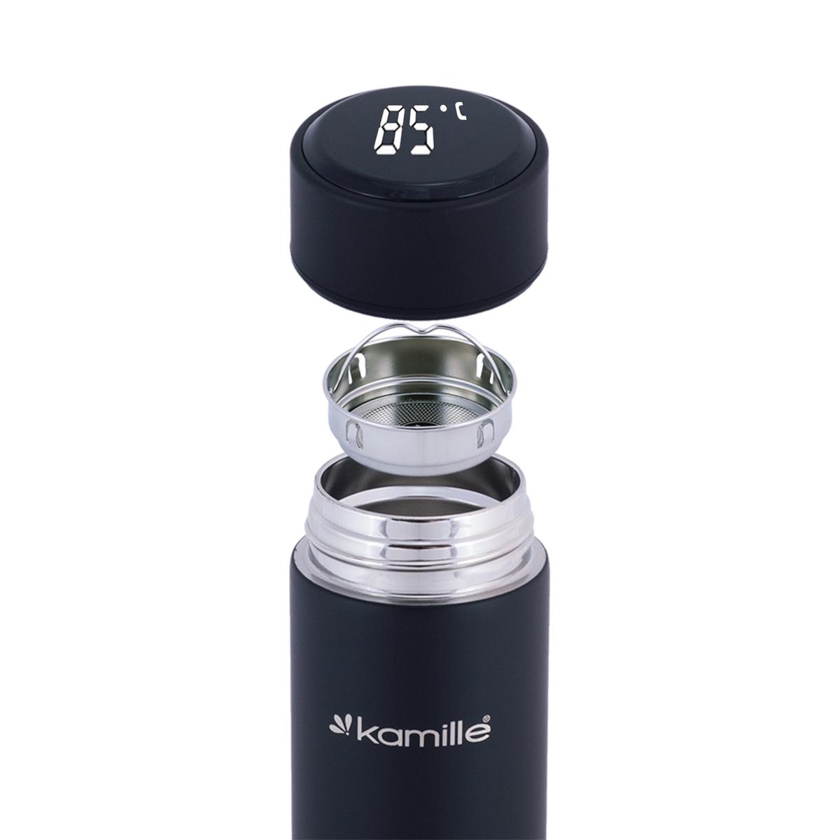 Термос Kamille 400 мл с датчиком температуры воды (8467547) - фото 5