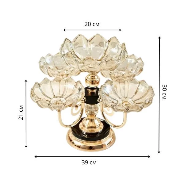 Фруктовниця для сервірування на п'ять тарілок (C01197) - фото 9 Фруктовниця для сервірування на п'ять тарілок (C01197) - фото 9