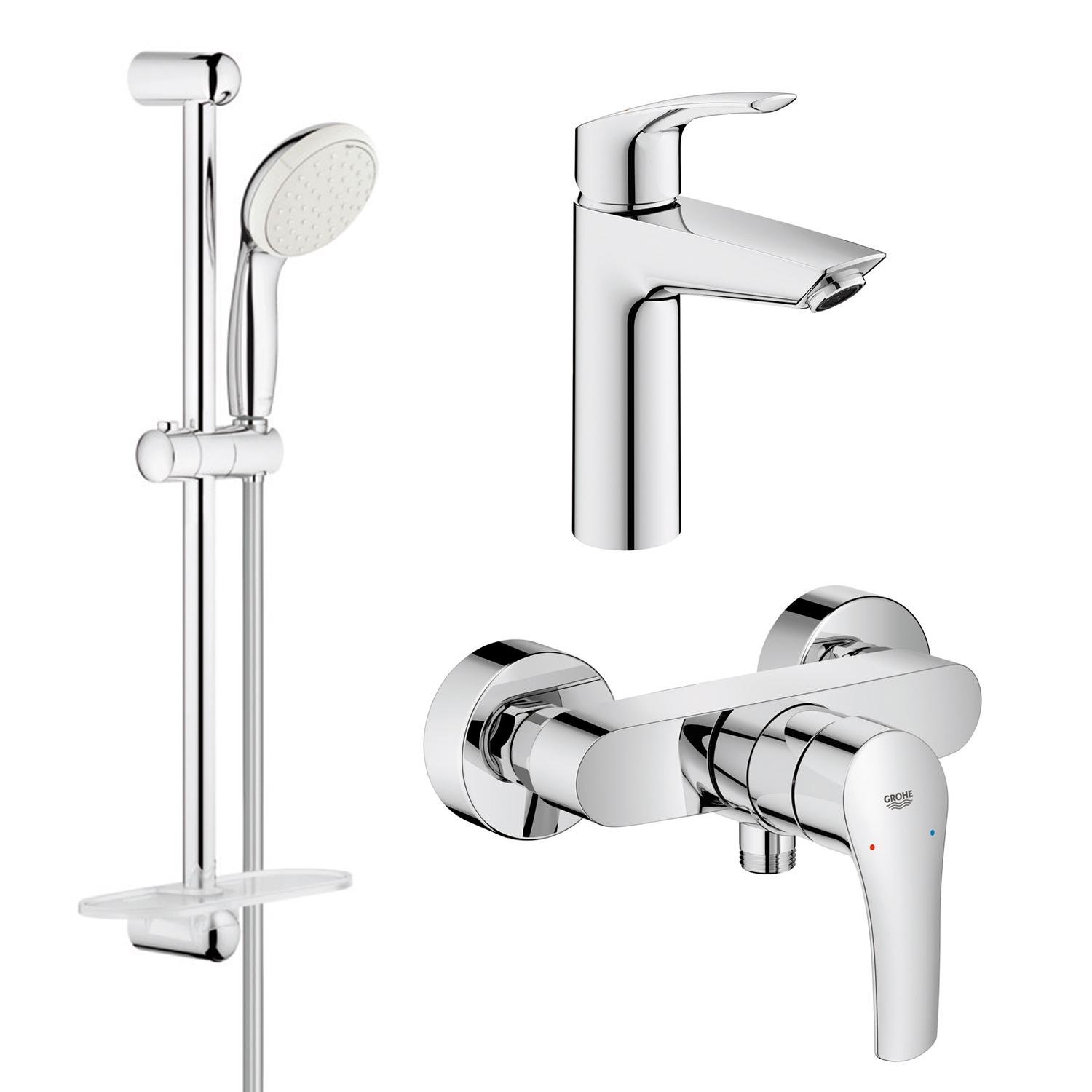 Набор смесителей для ванны Grohe Eurosmart UA123244M0 Хром (149973)