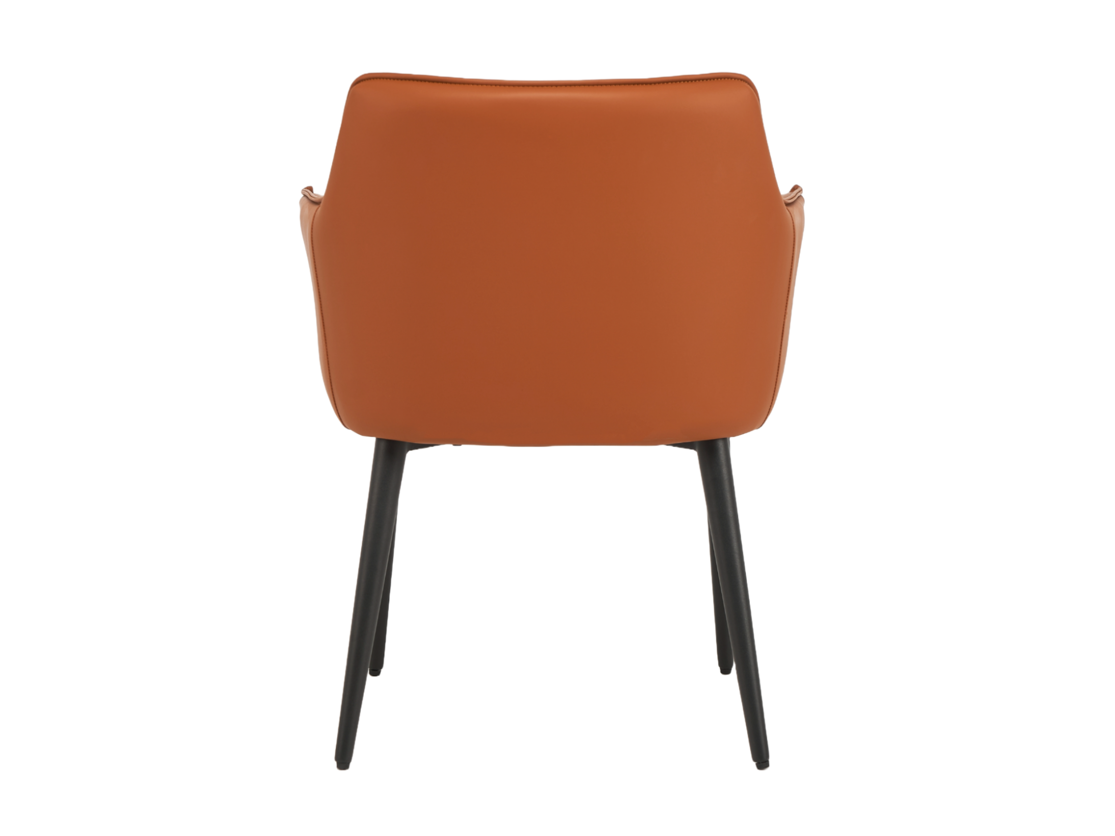 Стілець обідній Vetro Теракотово-Чорний (M-90) - фото 4 Стілець обідній Vetro Теракотово-Чорний (M-90) - фото 4