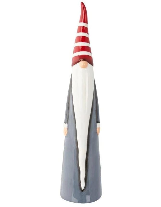 Статуэтка Новогодний эльф доломит 30 см Серый (15d75a78)