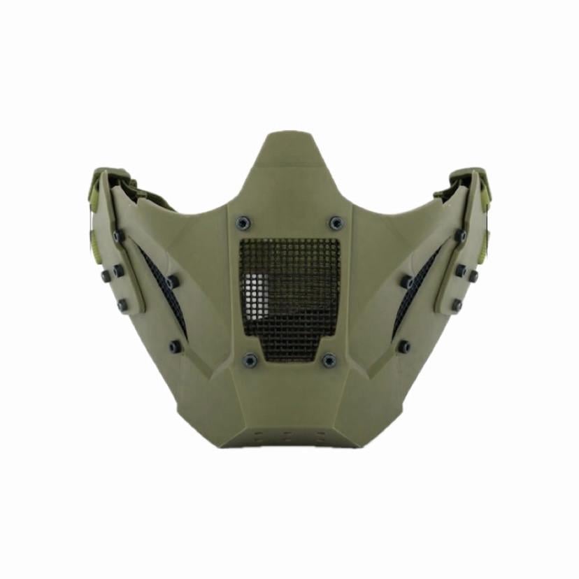 Маска Iron Warrior с креплением к шлему Airsoft Зеленый (MK001014)