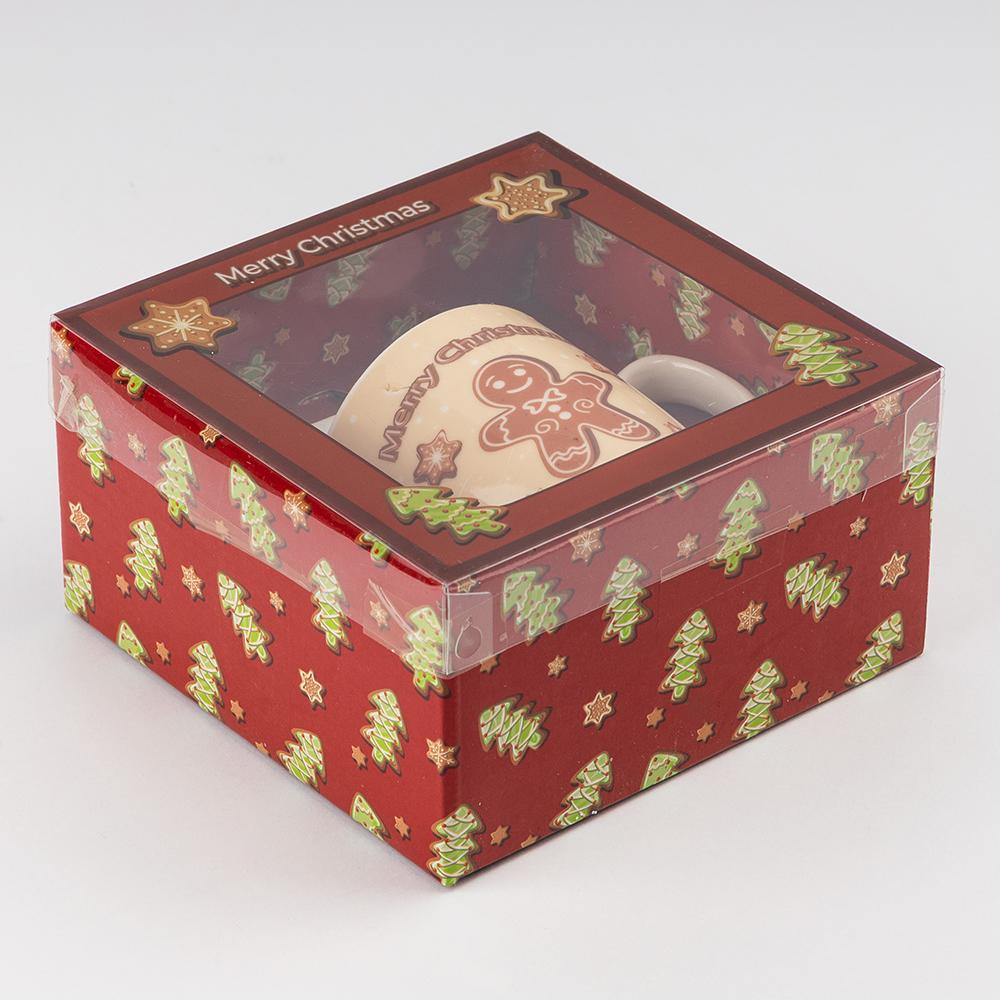 Чашка з ложечкою Різдвяний пряник 200 мл (9250-007) - фото 2 Чашка з ложечкою Різдвяний пряник 200 мл (9250-007) - фото 2